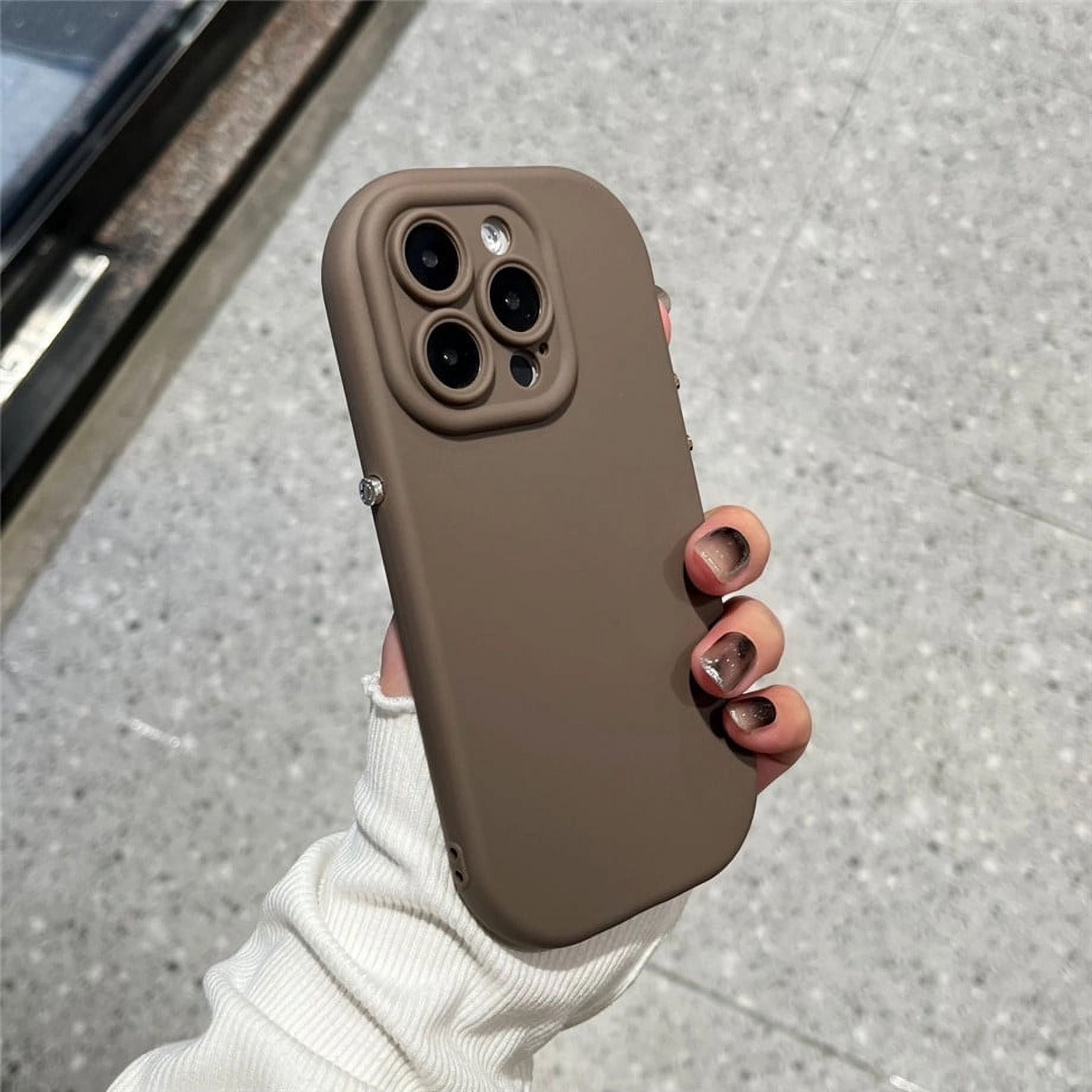 Candy Color Silicone Phone Case For iPhone 11 12 13 14 15 Pro Max Plus