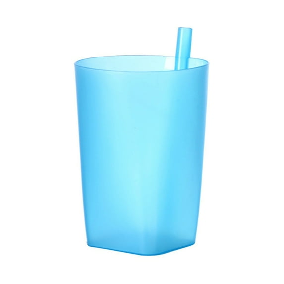 Candy Color Sippy Cups Water Practical Large Capacity Straw Cups for Children Kids Gift