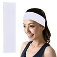 thumbnail image 1 of Candy Color Solid Elastic Exercise Headband for Fitness Yoga and Antiperspirant Hair Accessories with Soft Stretch Fabric, 1 of 8