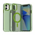 thumbnail image 1 of Candy Color Translucent Phone Case for iPhone 11, Compatible with MagSafe - Ultra Slim Lightweight Shockproof Protective Anti-Yellow Phone Cover Designed for iPhone 11, Green, 1 of 6