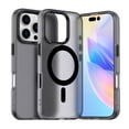 thumbnail image 1 of Candy Color Translucent Phone Case for iPhone 13 Pro Max, Compatible with MagSafe - Ultra Slim Lightweight Shockproof Protective Anti-Yellow Phone Cover Designed for iPhone 13 Pro Max, Black, 1 of 5