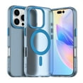 thumbnail image 1 of Candy Color Translucent Phone Case for iPhone 14 Pro Max, Compatible with MagSafe - Ultra Slim Lightweight Shockproof Protective Anti-Yellow Phone Cover Designed for iPhone 14 Pro Max, Blue, 1 of 5