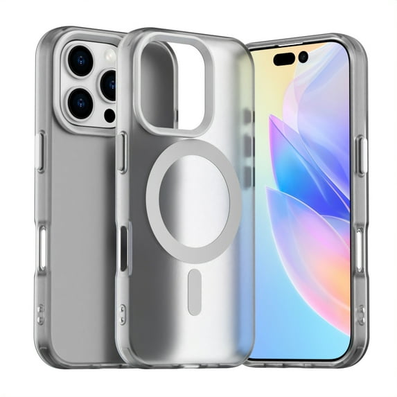 Candy Color Translucent Phone Case for iPhone 14 Pro Max, Compatible with MagSafe - Ultra Slim Lightweight Shockproof Protective Anti-Yellow Phone Cover Designed for iPhone 14 Pro Max, White