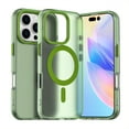 thumbnail image 1 of Candy Color Translucent Phone Case for iPhone 14 Pro Max, Compatible with MagSafe - Ultra Slim Lightweight Shockproof Protective Anti-Yellow Phone Cover Designed for iPhone 14 Pro Max, Green, 1 of 5