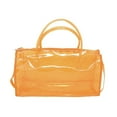 thumbnail image 1 of Candy Colored Clear Bag with Large Capacity Shoulder Bags PVC Crossbody Handbag for Organizing Toiletries, 1 of 8