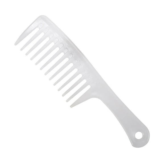 Candy Colored Hair Brush Wide Tooth Comb for Curly Hair Styling Detangling Smoothing Beauty Salon Quality Large Straight Handle