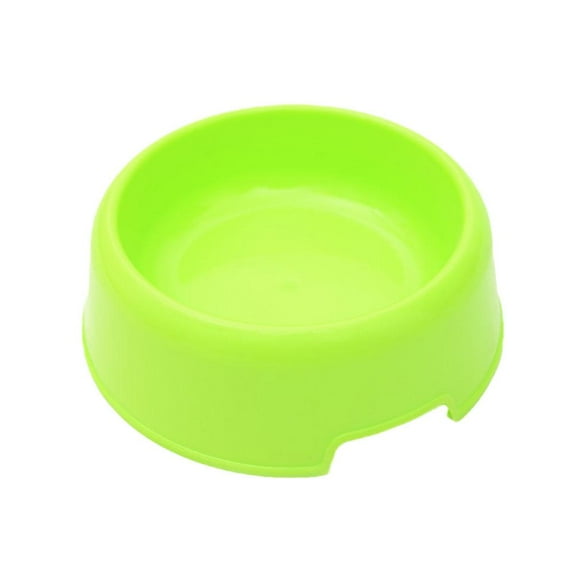 Candy Colored Plastic Pet Round Bowl S0K2