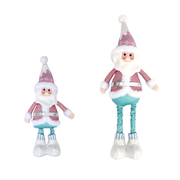 Candy Colored Santa Dolls Expandable That A Playful And Unique Style To Your Standing Out From Traditional Decorations.