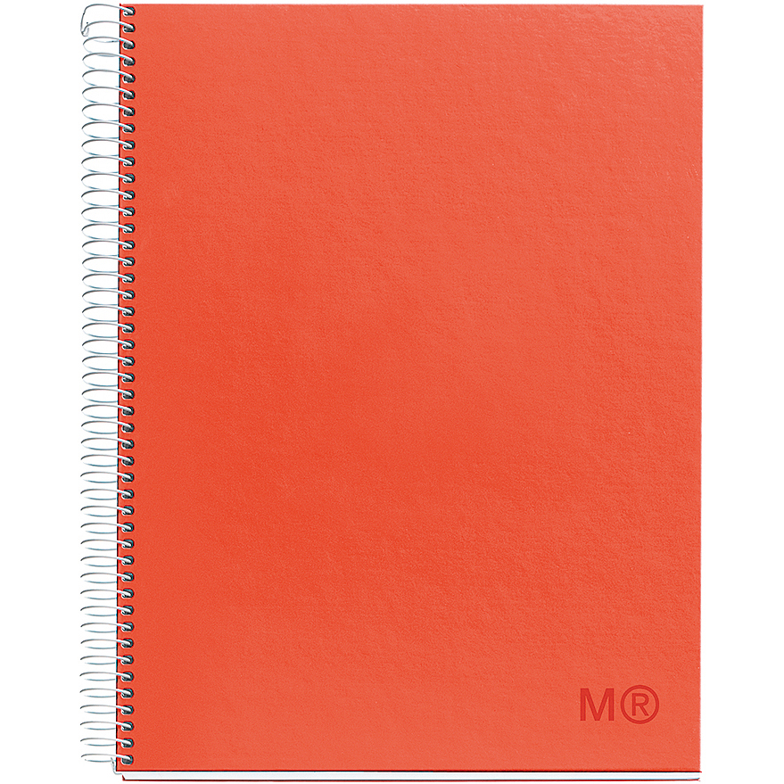 Candy Colors SpiralBound Ruled Notebook 8.5"X11"Cherry, Pk 1, MiquelRius