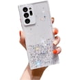 thumbnail image 1 of Candy Colour Glitter Star Phone Case, Silicone Soft Case, Shock and Drop Resistant, Multi-Colours Available, for Samsung Galaxy S23 S22 S21 Ultra Plus FE Phone Case (White,S22 Ultra), 1 of 8