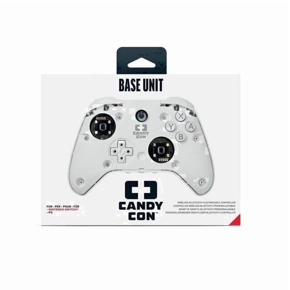 Candy Con Wireless Gaming Controller for Nintendo Switch & PC, White