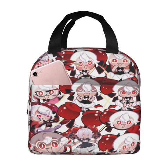 Barney and Friends Reusable Lunch Bag Cooler Tote Bag Adjustable Shoulder Strap Insulated Lunch Box for Office Picnic Beach