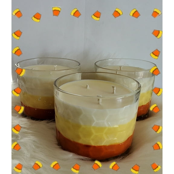 Candy Corn Candle