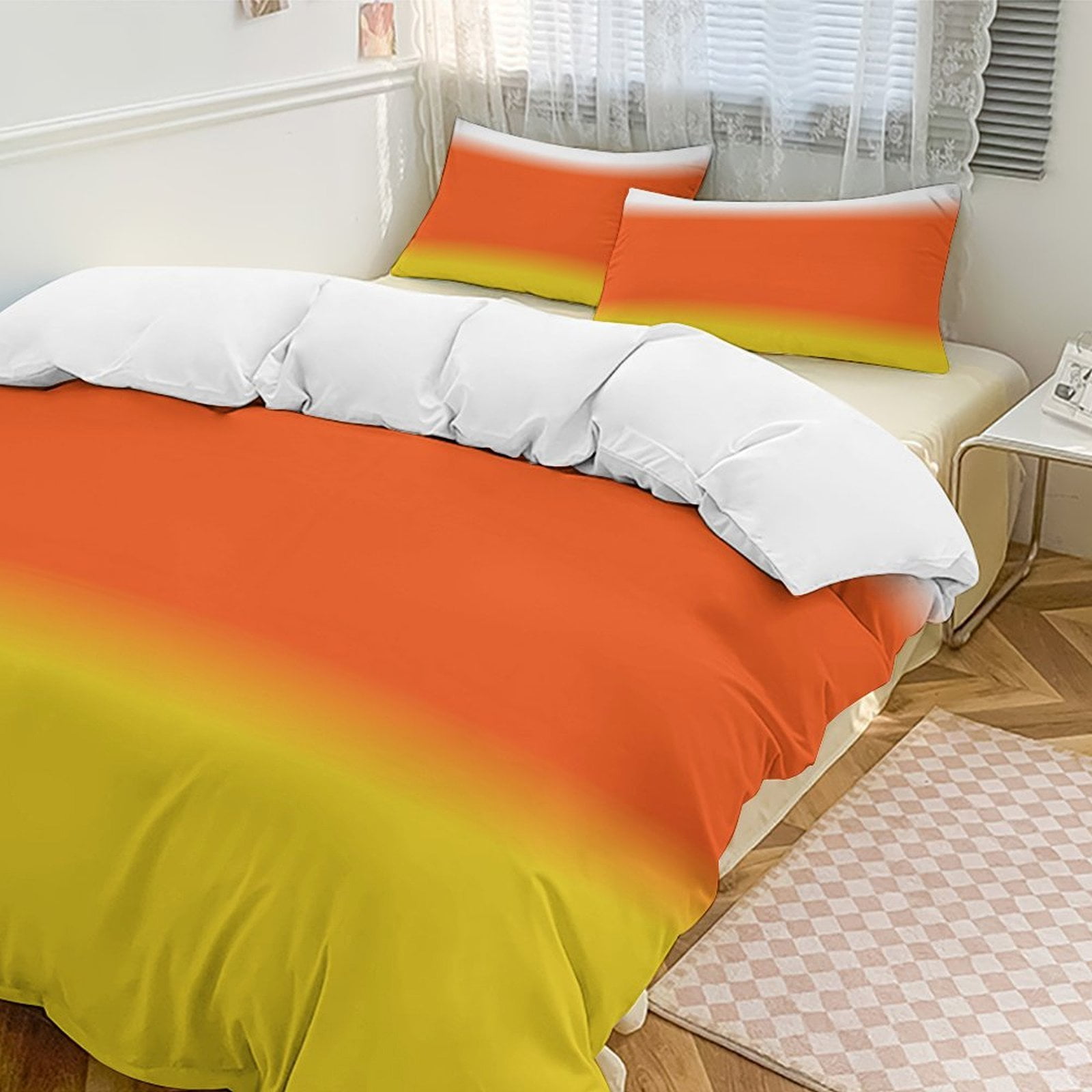 Candy Corn Costume（2） Bedding Set Duvet Cover Couple Bedclothes Pillowcase Customized Home Textiles Bed Set for Queen Size