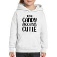 thumbnail image 1 of Candy Corn Cutie Hoodie Juniors -Image by Shutterstock,  Medium, 1 of 4
