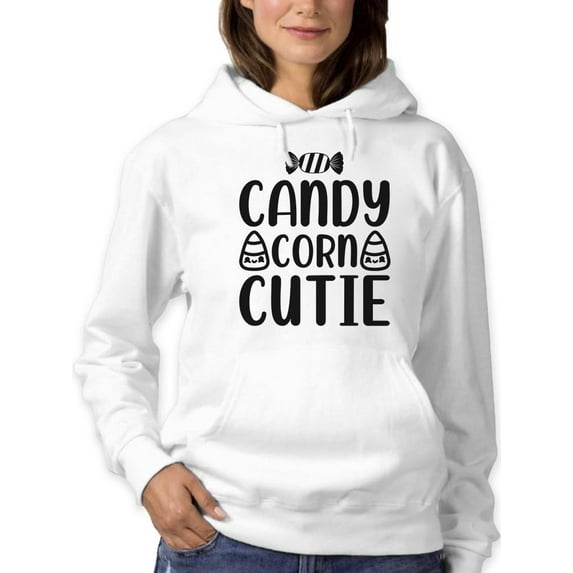 Candy Corn Cutie Hoodie Women -Image by Shutterstock, Female 4X-Large
