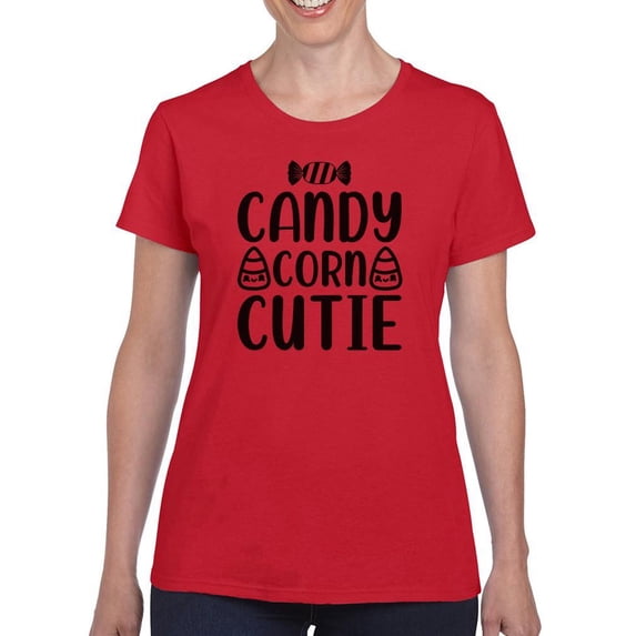 Candy Corn Cutie T-Shirt Women -Image by Shutterstock, Female 3X-Large