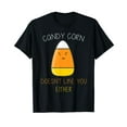 thumbnail image 1 of Candy Corn Doesn't Like You Either Fun Halloween Costume T-Shirt, 1 of 5