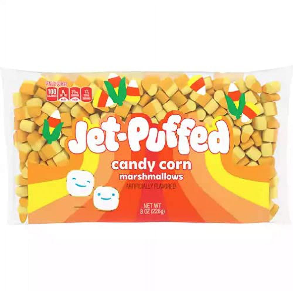 Candy Corn Mallows, Candy Corn Shaped Fall Marshmallows, 8 Oz Bag, 0.5