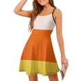 thumbnail image 1 of Candy Corn Pattern Slip Dress Dresses For Woman Fairy Dress, 1 of 6