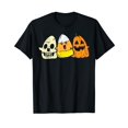thumbnail image 1 of Candy Corn Skeleton Skull Pumpkin Fun Halloween Costume Mens T-Shirt, 1 of 5