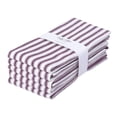 thumbnail image 1 of Candy Cottons Stripe Kitchen Towels Decor Hanging Loop Tea Dish Towels Boho Absorbent Festive Gift Set of 6 Pantry Reusable 18x28 Inch Kitchen Dish Towels|Trendy Spring French Stripe|Purple, 1 of 8
