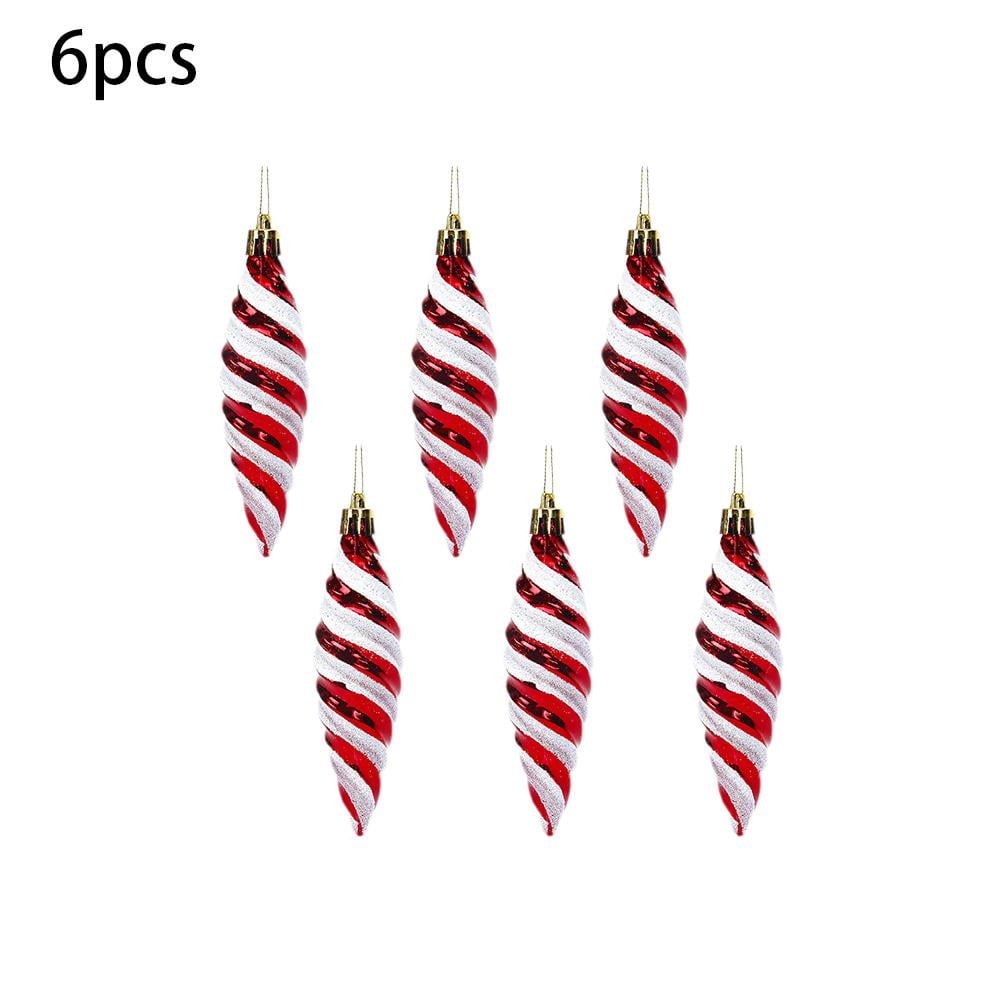 Candy Decorations For Christmas Tree,red And Gold Candy Cane,pine Cones