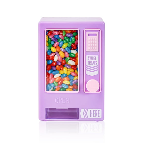 Candy Dispenser Cute Vending Machine For Desktop Manual Dispense Mini Candies Birthday&christmas Gift Girls Friends Girlfriends (purple)