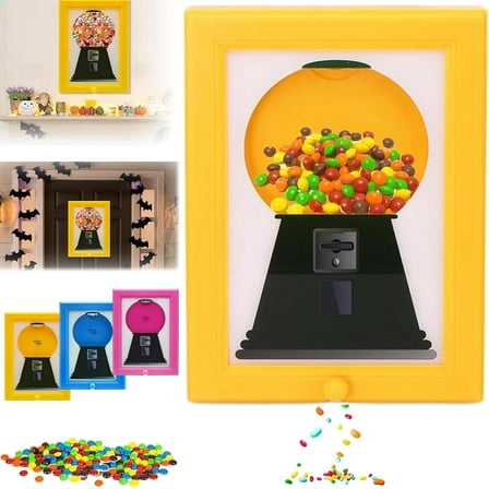 Candy Dispenser Picture Frame, Handy Wall Candy Frame, Wall Mounted Candy Dispenser For Candies, Nuts, Dog & Cat Treats, Suitable for Birthday & Holiday Gifts