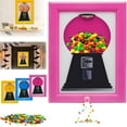 thumbnail image 1 of Candy Dispenser Picture Frame, Handy Wall Candy Frame, Wall Mounted Candy Dispenser For Candies, Nuts, Dog & Cat Treats, Suitable for Birthday & Holiday Gifts, 1 of 6