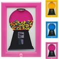 thumbnail image 1 of Candy Dispenser Picture Frame, Hanging Photo Frame Candy Machine Dispenser the handy gumball machine jar picture wall mounted Handy Fast Distribution Candies, Nuts, Dog & Cat Treats, 1 of 7