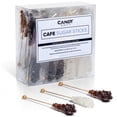 thumbnail image 1 of Candy Envy Amber & White Cafe Sugar Sticks, 18 Individually-Wrapped Sugar Sticks, 1 of 8