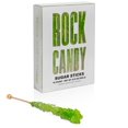 thumbnail image 1 of Candy Envy Light Green Rock Candy Sugar Sticks, Watermelon Flavor, 12 Ct. Individually Wrapped, 1 of 7