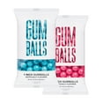thumbnail image 1 of Candy Envy - Shimmer Light Blue and Shimmer Pink 2 Pack Combo 1 Inch Gumballs - Approx. 113 Gumballs Per Bag - North American Made & Kosher Certified, 1 of 8