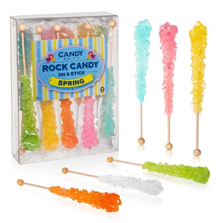 Candy Envy Spring Rock Candy, Assorted Colors and Flavors, 10 Count price history and forecast - Candy Envy