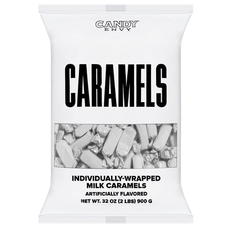 Candy Envy White Individually-Wrapped Caramels - 2 Pound Bag