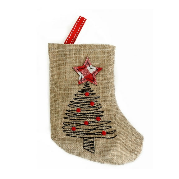 Candy-Filled Christmas Stockings for Tree Fireplaces Door Socks Holiday Party Decor