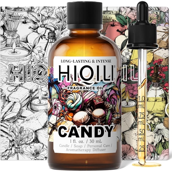 Candy Fragrance Oil for Diffusers for Home, Sweet Scent, Perfect for Soap & Candle Making, Long-Lasting - 1 Fl Oz