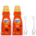 thumbnail image 1 of Candy Freezer Int'l Delight Shelf-stable Non-dairy Liquid Coffee Creamer.- Pack of Two (2) 32 fl oz Bottles (Reese Peanut Butter Cup) with Shovel Spoon, 1 of 1