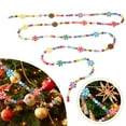 thumbnail image 1 of Candy Garland for Christmas Tree,6.5 Feet Christmas Bead Garland,Plastic Candy Swirl Garland Ornament Multicolored Peppermint Beaded Garland,Christmas Tree Decor for Xmas Party Supplies, 1 of 8