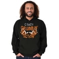 thumbnail image 1 of Candy Grabbing Action Halloween Funny Hoodie Hooded Sweatshirt Men Brisco Brands S, 1 of 6