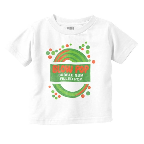 Candy Gum Blow Pop Vintage Retro Cute Toddler Boy Girl T Shirt Infant Toddler Brisco Brands 5T