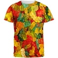 thumbnail image 1 of Candy Gummy Bears All Over Adult T-Shirt - Large, 1 of 2
