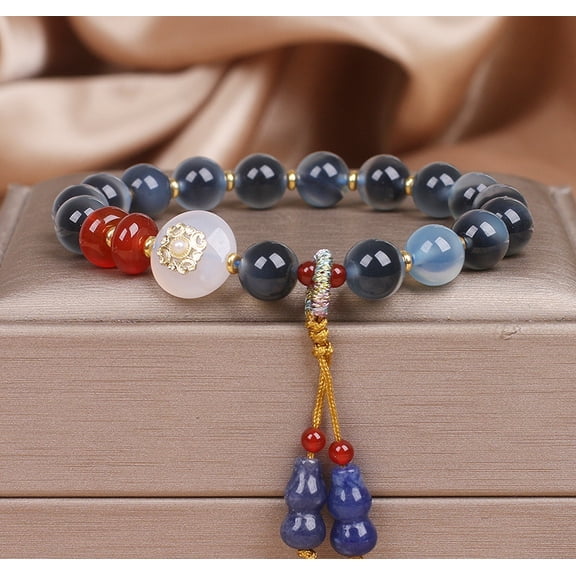 Candy Heart Agate Bracelet Niche Female