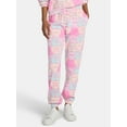 thumbnail image 1 of Candy Hearts Women's and Women's Plus Graphic Fleece Joggers, 30'' Inseam, Sizes XXS-4X, 1 of 5