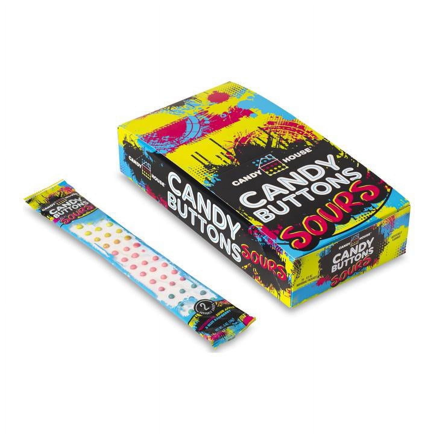 Candy House Sour Candy Buttons 0.5 oz.