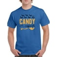 thumbnail image 1 of Candy Inspector. Bats And Broom T-Shirt Men -Image by Shutterstock, Male Small, 1 of 4