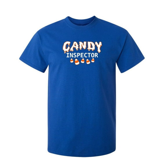 Candy Inspector Sarcastic Humor Graphic Novelty Funny Youth T Shirt
