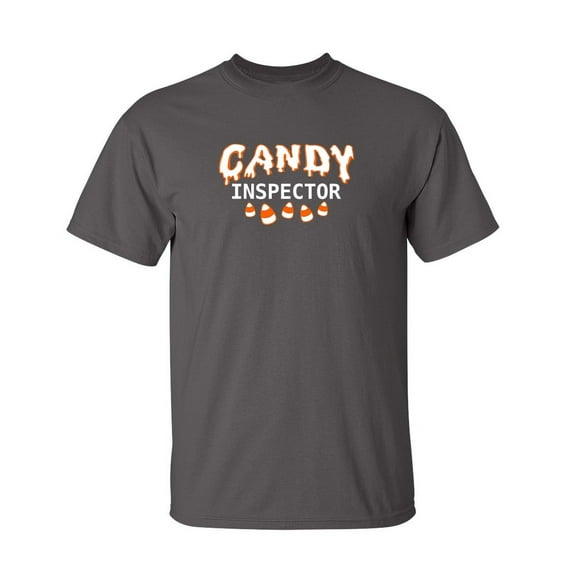 Candy Inspector Sarcastic Humor Graphic Novelty Funny Youth T Shirt