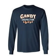 thumbnail image 1 of Candy Inspector Sarcastic Novelty Gift Idea Adult Humor Funny Men's Long Sleeve Shirts, 1 of 3